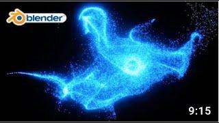 Blender   Sci Fi Particle Simulation in  Blender 2 8 || Step By Step tutorial