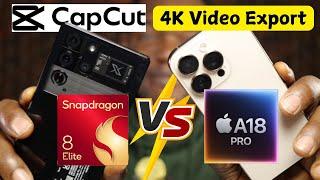 Which Phone is FASTER for 4K Video Editing on Capcut? iPhone 16 Pro vs RedMagic 10 Pro