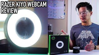 RAZER KIYO Webcam Review - Camera & Mic Test | Very BRIGHT!