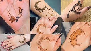 Ramadan eid special mehndi design 2025/Simple Mehndi Design/Latest Chand Mehndi Design 2025/Mehndi