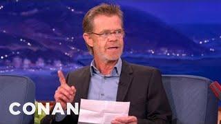 William H. Macy Is A Super Bowl Blackout Conspiracy Theorist | CONAN on TBS