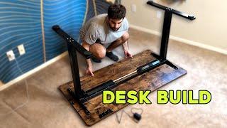 FLEXISPOT Standing Desk Build Process (Assembly + Review)