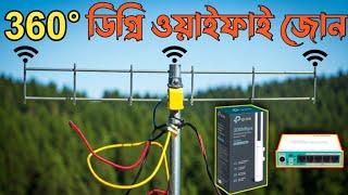 ৩৬০° ওয়াইফাই জোন,Long range hotspot zone device