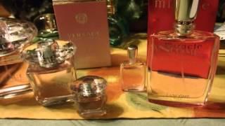 духи - versace bright crystal и lancome miracle