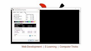 How to change text and background color of CMD permanently ?