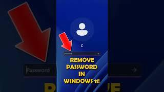 How to Remove a Password in Windows 11! The Quick and Easy Guide! #windows11