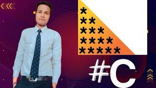 Right Angle Triangle in C | Print Star in Right Angle triangle in c #c