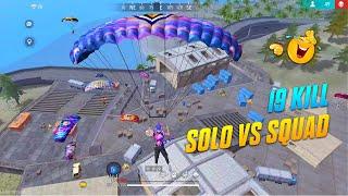 Solo Vs Squad Full Rush 19 Kill Gameplay - Tanti Gamer - Garena Free Fire