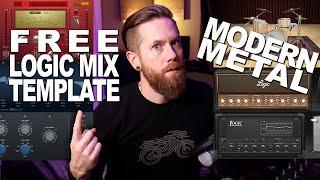 In The Mix: Stock Logic Plugins (Complete Modern Metal Mix & Free Logic Template)