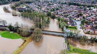 Major incident stood down after widespread flooding sees 1,000 evacuated and a canal to collapse