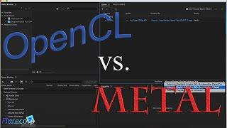 OpenCL vs Metal for Adobe Rendering on a Mac