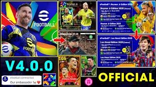 v4.0.0 Official Ambassador Packs In eFootball™  Premium Club Packs, Ronaldo 2008 Big Time