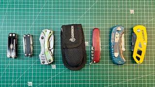 Utility knives longterm review. leatherman, garber, Stanley, victorinox and makita all together.