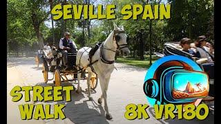 15 Seville Spain - Walking through Parque de María Luisa 8K 4K VR180 3D Travel