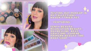 Testing out makeup in my collection I haven't tried yet - Fenty Beauty, Keys Soulcare, Lumene...