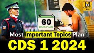 CDS Most Important Topics | CDS 1 2024 Preparation| Shubham Varshney SSB