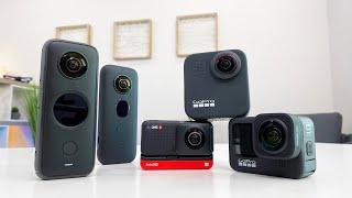 Insta360 ONE X2 vs ONE X vs ONE R vs GoPro Max vs HERO9 + Max Lens Mod!