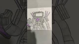 Drawing Titan Tv Man In SkibidiToilet 74 Easy Normal Hard #657 #Shorts