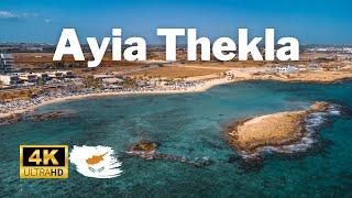 Cyprus from Above: 4K Drone Views of Ayia Thekla's Coastal Beauty 