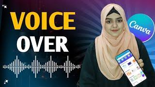 How to add Voiceover in Canva l Canva mein Voice Record kaise kare l Voice Over in Canva