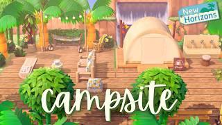 Tropical Campsite Speed Build || Animal Crossing: New Horizons