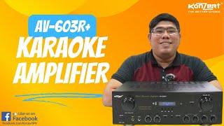 KONZERT AV 603R+ I Karaoke Amplifier