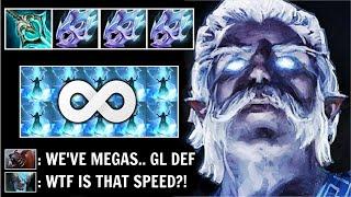SUPER GOD Max Attack Speed 1000 LH Disperser + 3x Moon Shard Zeus vs Ursa Late 200k DMG WTF Dota 2