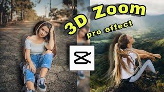 3D Zoom Effect (pro style) CapCut Tutorial