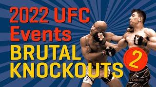 All Knockouts in UFC. Part II 2022 (APR-JUN) The Ultimate Knockouts Collection