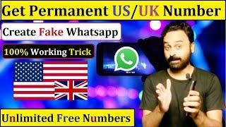 Create FAKE Whatsapp account with US number | Get FREE USA, UK Number For Whatsapp Verification 2023