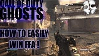 "Call of duty Ghosts" How To Easily Win FFA ! Tips & Tricks