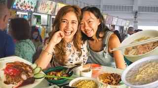 Singapore Food Tour - Best HAWKER CENTRES for 24 Hours!