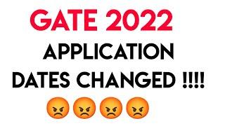 GATE 2022 Form fill up || GATE 2022 Notification || GATE 2022 registration dates || Aniruddha Sir