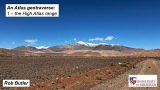 An Atlas geotraverse       1 - the High Atlas Range