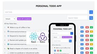 React Redux Todo App Tutorial for Beginners | Learn React Redux 2024