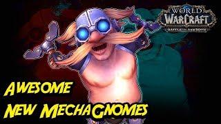 WOW 8.3 MECHAGNOMES Allied Race