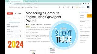 Monitoring a Compute Engine using Ops Agent (Azure) || #qwiklabs || #coursera   [With Explanation️]