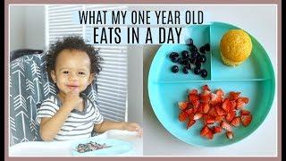 WHAT MY ONE YEAR OLD EATS IN A DAY | 13 MONTHS OLD