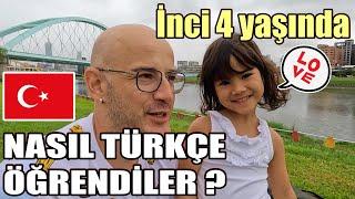 Kızlarıma Nasıl TÜRKÇE Öğrettim 3 Dili Aynı Anda Öğrendiler【Gezi Vlog 4】