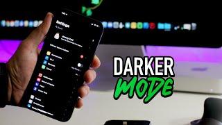 How To Enable DARKER MODE On iPhone / iPad - iOS 15 / 14