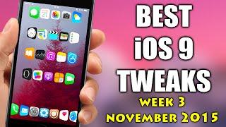 BEST iOS 9 Jailbreak Cydia Tweaks - Week 3 November 2015