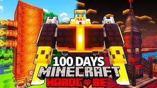 I Survived 100 Days In STEAMPUNK HARDCORE MINECRAFT