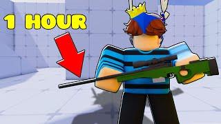 I gave Myself 1 HOUR to MASTER the SNIPER in Roblox Rivals