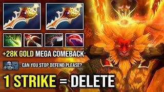 RAPIER is the ONLY Solution to Defend Mega Creep - 28K Gold Comeback 1 Shot Boundless Strike DotA 2