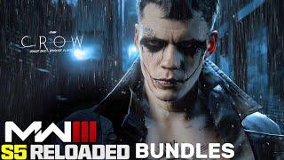 Season 5 Reloaded The Crow Upcoming Bundles Skins MW3 & Warzone 3 ghost punk Pro Pack