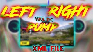 Left Right Pump like pc in alight motion with xml and preset  lobby video pump montage pump #xml