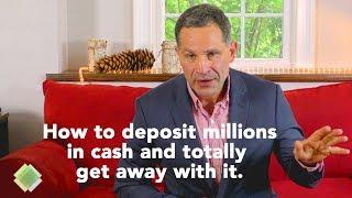 Making large cash deposits and IRS Form 8300