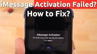 iMessage Activation UNSUCCESSFUL or FAILED?  How to Fix?