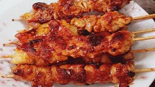 How to make a grilled chicken satay teflon spice simple @auliaecha4984