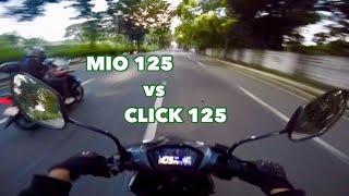 CLICK 125i vs MIO i 125 | ORTIGAS | MasterJay